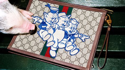 gucci disney pig scarf|gucci flying pig sweater.